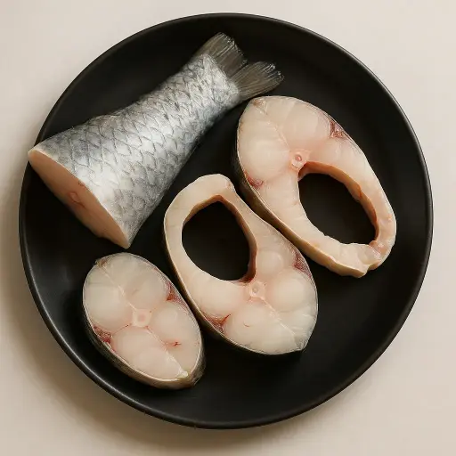 Rohu/Rui Gada Peti Leja With Head  - 2 Kg